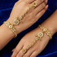 Heritage Bridal Panja Set with Ruby, Emerald & Kundan Accents