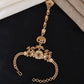 Gold Antique Haath Phool/ Haath Pocho For Women ( PACK OF 2 )