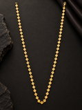 Ridhivam 18K Gold-Plated Anti-Tarnish Scalloped Fan Link Neck Chain | Premium Demi-Fine Jewelry