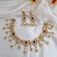 The Navratna Elegance Elephant Necklace Set