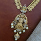 Temple Gold Lakshmi Pendant & Coin Chain Set