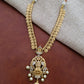 Temple Gold Lakshmi Pendant & Coin Chain Set