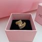 Royal Geometric Lattice Adjustable Ring (18K Gold Plated)