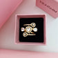Royal Heart & Teardrop Multi-Band Statement Ring