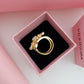Royal Heart & Teardrop Multi-Band Statement Ring
