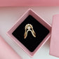 Royal Sunburst Arch Adjustable Ring (18K Gold Plated)
