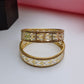 18K Gold Plated Intricate Filigree Kada Bangles 1 Pair Set of 2 for Both Hands