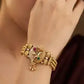 Gold Antique Haath Pochi For Women